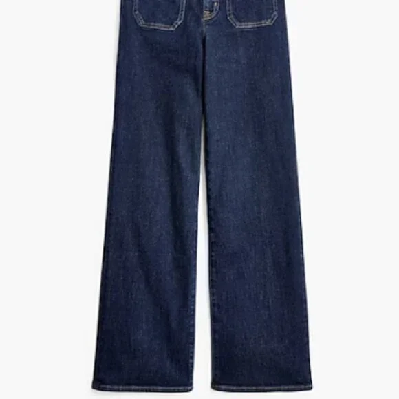 J Crew Slim wide-leg sailor jean in all-day stretch, size 25 - Picture 8 of 13